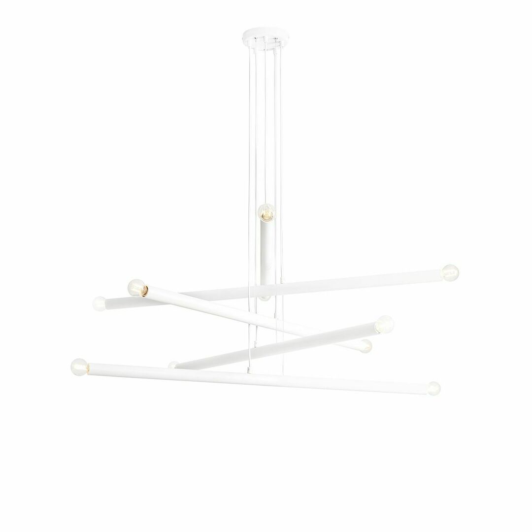 Sprawdź Lampa wisząca Aldex Tubo 10 biała metalowa 10xE14 SKU 1072M Lampa wisząca Aldex Tubo 10 biała metalowa 10xE14 SKU 1072M