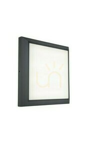 Kinkiet zewnętrzny Lutec Helena 5102101118 LED 20W antracyt 22x22 cm small 0
