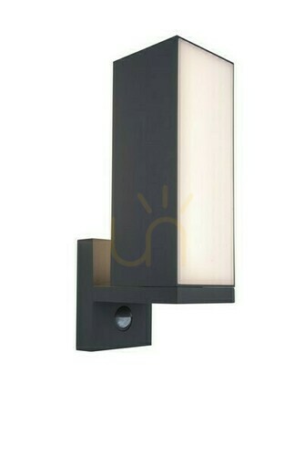 Sprawdź Kinkiet zewnętrzny Lutec Cuba z czujnikiem ruchu LED 13W antracyt 5193811118
