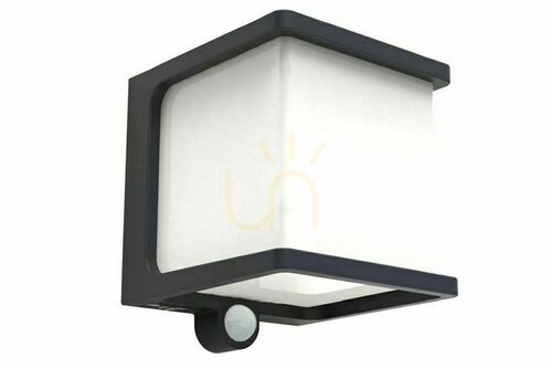 Sprawdź Kinkiet zewnętrzny Lutec Doblo 6940101125 z czujnikiem ruchu LED 8W antracytowy