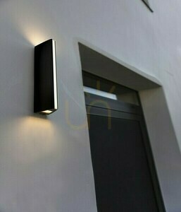 Kinkiet zewnętrzny Lutec LEO 5192701330 LED 14W czarny aluminium IP54 small 1