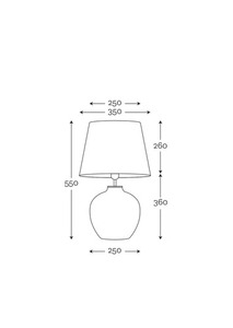 Lampa stołowa Famlight Timor 9 Lampa stołowa Famlight Timor small 9