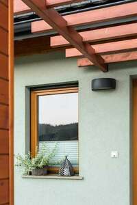 Kinkiet Zewnętrzny Vasa 128 Aluminium RAL-9006 - NORLYS small 3