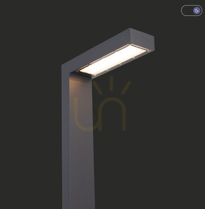Latarnia ogrodowa NORLYS Asker 12W LED 3000K czarna 236 cm 1363GR small 3