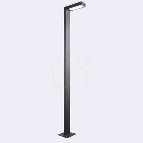 Sprawdź Latarnia ogrodowa LED NORLYS Asker Pole PRO 1366GR grafitowa RAL 7016 216 cm 7,9 W 3000 K