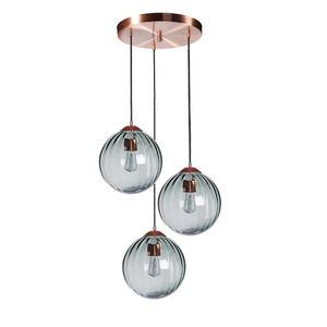 Sufitowa lampa wisząca Set of Arran optic Gray Famlight stal nierdzewna small 0