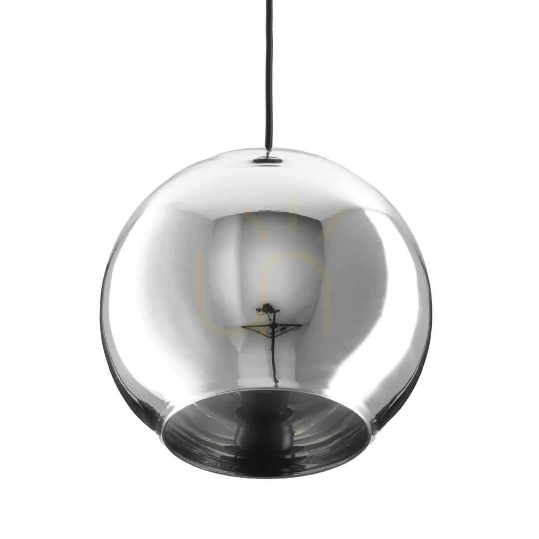 Sprawdź Lampa wisząca MIRROR GLOW - M chrom 30 cm Lampa wisząca MIRROR GLOW - M chrom 30 cm