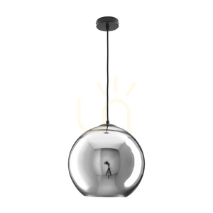 Lampa wisząca MIRROR GLOW - M chrom 30 cm 0 Lampa wisząca MIRROR GLOW - M chrom 30 cm small 0