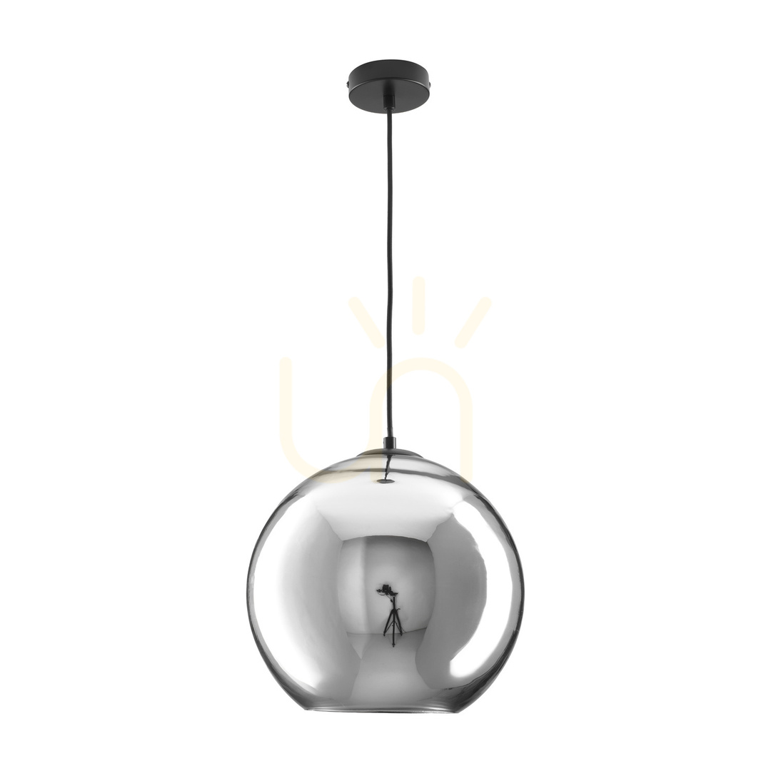 Sprawdź Lampa wisząca MIRROR GLOW - M chrom 30 cm Lampa wisząca MIRROR GLOW - M chrom 30 cm