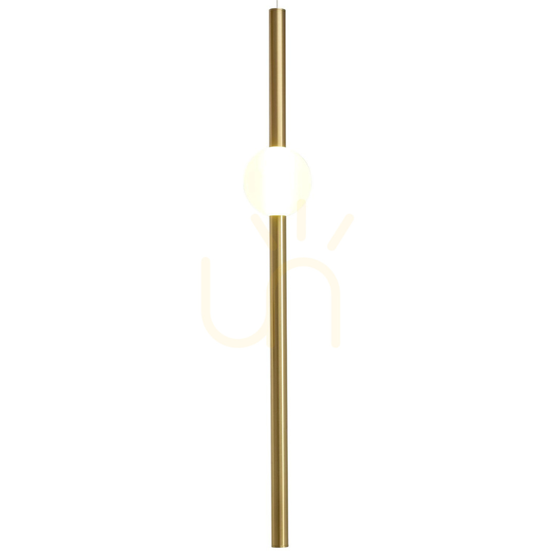 Zobacz Lampa wisząca O-LINE LED 93 cm mosiądz Lampa wisząca O-LINE LED 93 cm mosiądz
