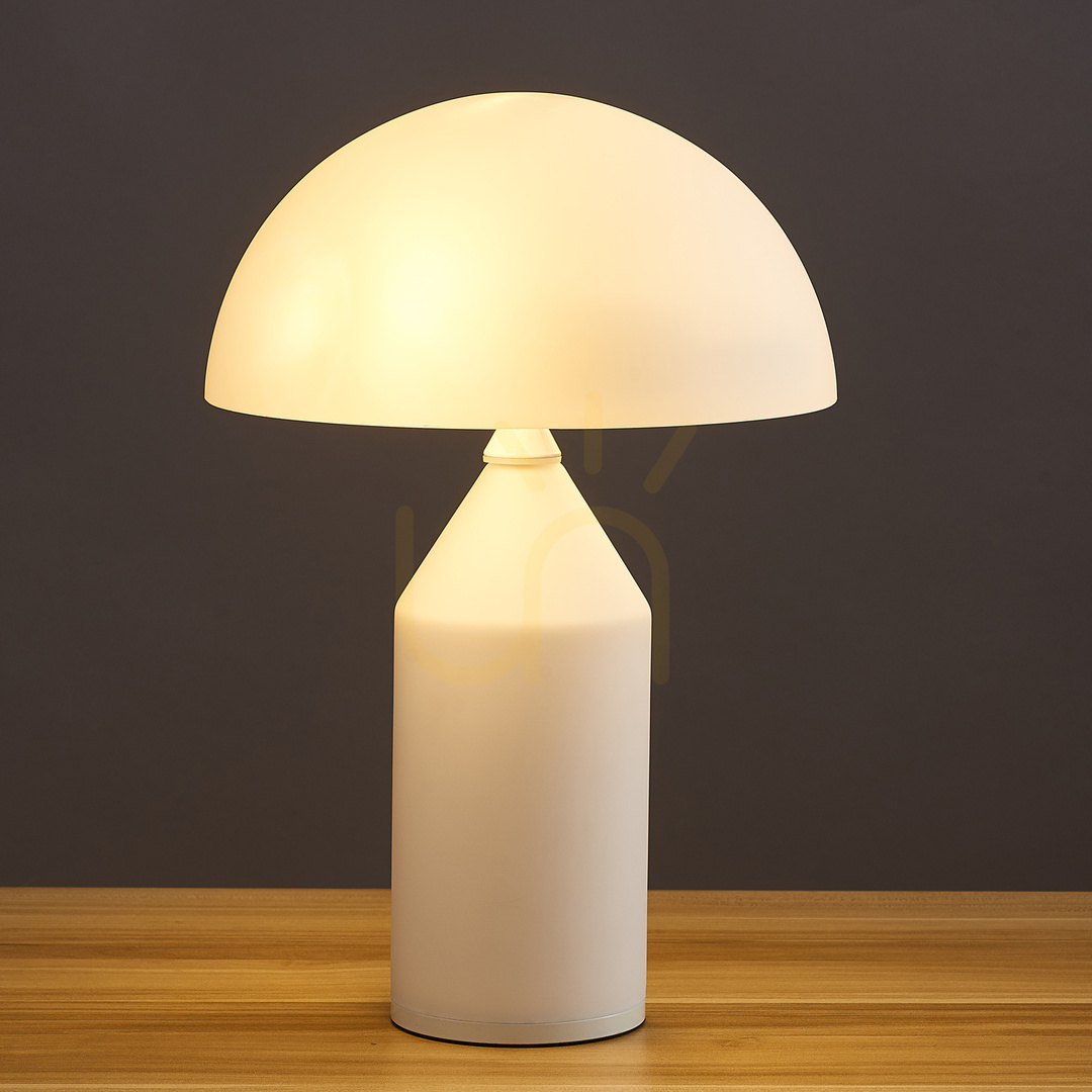 Zobacz Lampa stołowa BELFUGO biała 35 cm Lampa stołowa BELFUGO biała 35 cm