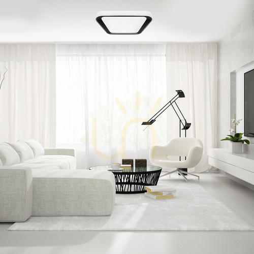 Sprawdź Czarny plafon LED Milagro QUADRO ML7932 66 W, 50 × 50 cm