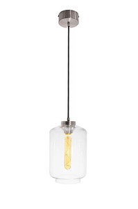 Sufitowa lampa wisząca Famlight Leyte Transparent stal nierdzewna 0 Sufitowa lampa wisząca Famlight Leyte Transparent stal nierdzewna small 0