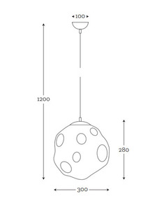Nowoczesna lampa wisząca Famlight Mico Transparent miedź 3 Nowoczesna lampa wisząca Famlight Mico Transparent miedź small 3