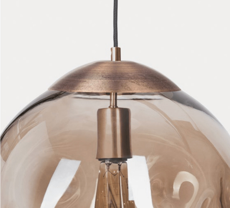 Wyświetl Stylowa lampa wisząca Famlight Mico Lister mosiądz, patyna Stylowa lampa wisząca Famlight Mico Lister mosiądz, patyna