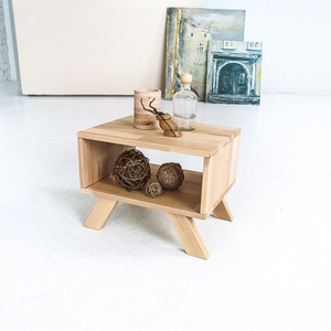 Stolik nocny WoodMan Allegro buk naturalny WUA-00803 small 1