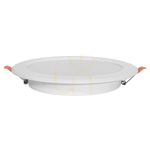 Panel LED podtynkowy, okrągły plafon sufitowy, 6 W, biała ciepła small 0