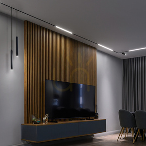 Wisząca oprawa do szyn magnetycznych Domeno LED DDDX-B10 czarna LED 10 W 3000 K small 3