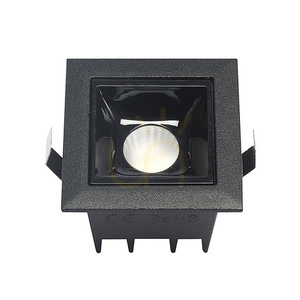 Lampa liniowa LED podtynkowa 2 W 3000 K czarna JDL-1T small 2