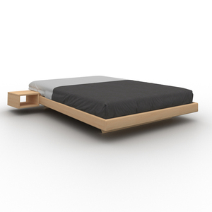Łóżko drewniane WoodMan CARRE 180x200 lite drewno bukowe surowe WUA-01476 small 1
