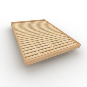 Łóżko drewniane WoodMan CARRE 180x200 lite drewno bukowe surowe WUA-01476 small 2