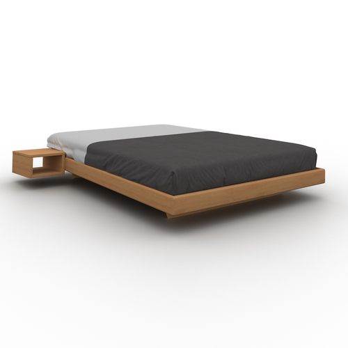 Sprawdź Łóżko drewniane Carre WoodMan 200x200 karmel lite drewno bukowe WUA-01482
