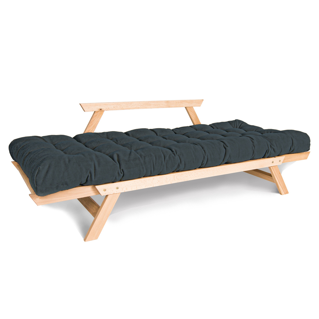 Obejrzyj Sofa rozkładana WoodMan Allegro grafit drewniana 100377 Sofa rozkładana WoodMan Allegro grafit drewniana 100377