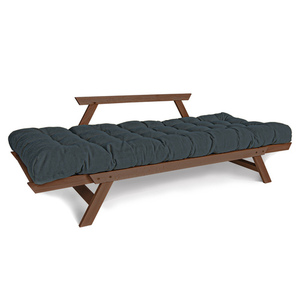 Sofa rozkładana WoodMan Allegro orzech grafit WUA-00538 small 2