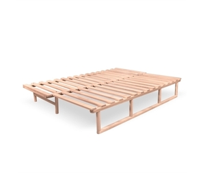 Sofa rozkładana WoodMan Le Mar, drewno bukowe, grafit, WUA-01377 small 2