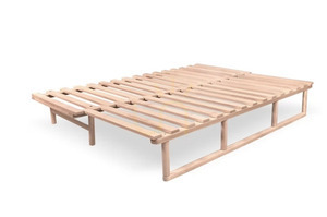 Sofa rozkładana WoodMan z litego drewna bukowego, granatowa, WUA-01379 small 4