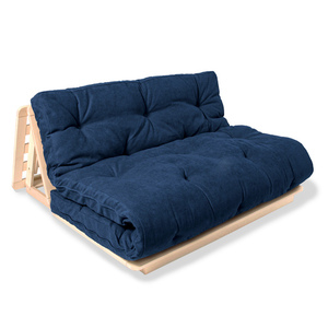 Sofa futon WoodMan Layti 140, drewno bukowe, granatowa, WUA-01118 0 Sofa futon WoodMan Layti 140, drewno bukowe, granatowa, WUA-01118 small 0