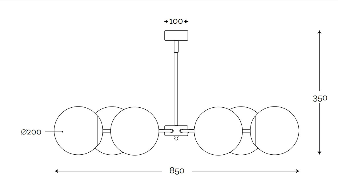 Wyświetl Stylowa lampa wisząca Famlight MUNA Ceiling M 19 mosiądz Stylowa lampa wisząca Famlight MUNA Ceiling M 19 mosiądz
