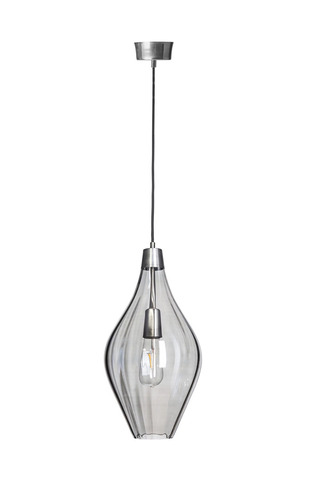 Sprawdź Stylowa sufitowa lampa wisząca SAVAII optic lister stal nierdzewna