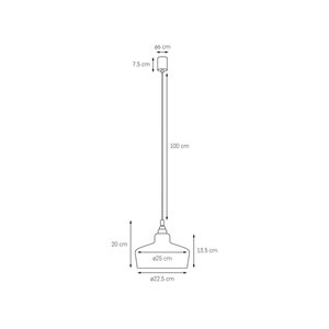 Lampa wisząca KASPA LONGIS III biała small 4