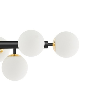 Lampa wisząca KASPA CUMULUS 2 czarna/złota small 4