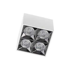 Biały kwadratowy Downlight MIDI LED 16W 3000K - 10047 Nowodvorski small 0