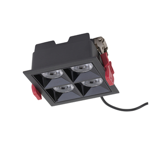 Kwadratowa oprawa wpuszczana MIDI LED 16 W 4000 K czarna 10064 Nowodvorski small 1
