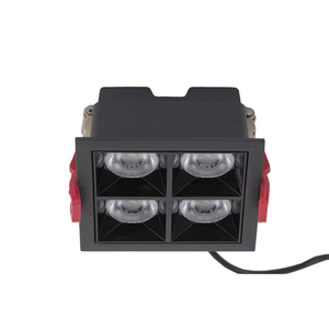 Kwadratowa oprawa wpuszczana MIDI LED 16 W 4000 K czarna 10064 Nowodvorski small 0