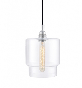 Lampa wisząca trzypunktowa transparentna KASPA AVIA PLAFON 3 small 4