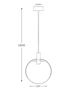 Stylowa lampa wisząca Muna set of 1 transparent stal nierdzewna 1 Stylowa lampa wisząca Muna set of 1 transparent stal nierdzewna small 1