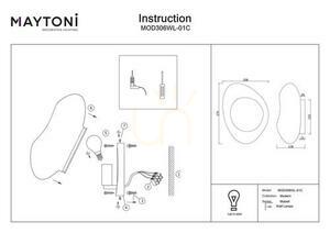 Kinkiet MABELL MOD306WL-01C Maytoni small 3