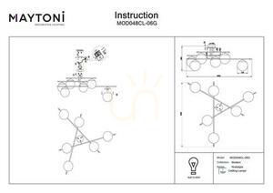Plafon NOSTALGIA MOD048CL-06G Maytoni small 9