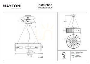 Plafon RECINTO MOD080CL-08CH Maytoni small 6