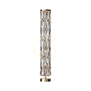 Lampa podłogowa Maytoni Puntes MOD043FL-08G złota z kryształami 8×E14 small 3