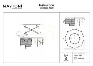 Plafon DUNE DIA005CL-10CH Maytoni small 6