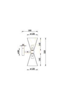 Kinkiet VESPER MOD108WL-02GB Maytoni small 6