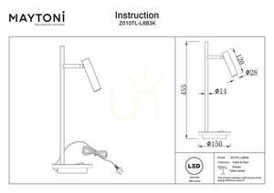 Lampa stołowa ESTUDO Z010TL-L8B3K Maytoni small 7