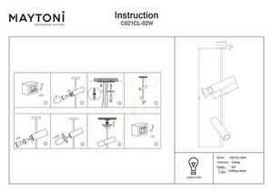 Lampa sufitowa Maytoni Elti C021CL-02W, biała, 2×GU10 small 6