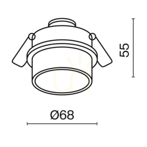 Oprawa wpuszczana REIF DL050-01WG Maytoni small 8