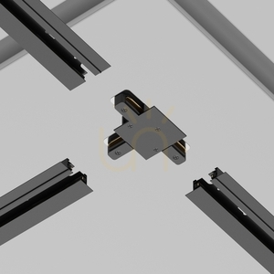 Łącznik T do szynoprzewodu wpuszczanego Unity TRA002CT-11B czarny Maytoni small 4